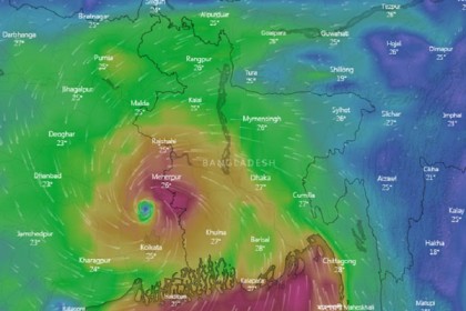এখন চুয়াডাঙ্গা-মেহেরপুরের কাছাকাছি ‘আম্ফান’