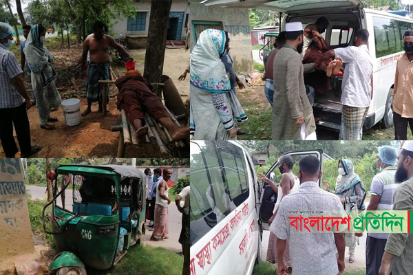 বেপরোয়া সিএনজি চালকের চিকিৎসা করালেন ইউএনও