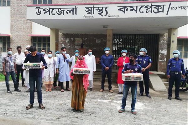 ঈদের দিনে করোনা জয় করে বাড়ি ফিরলেন তিন জন