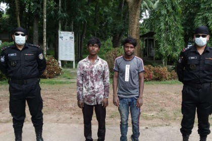 কিশোরগঞ্জে ২ ছিনতাইকারী গ্রেফতার