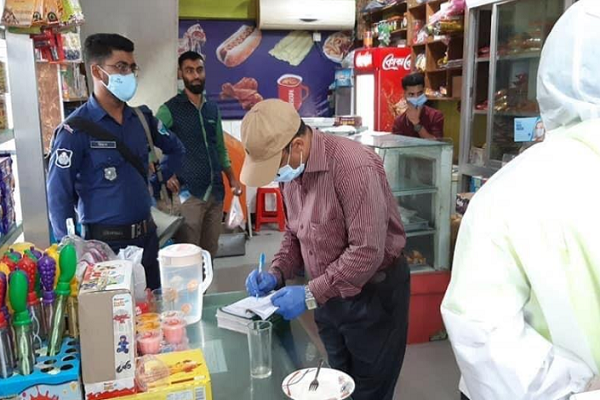 শ্রীমঙ্গলে একদিনে ৭৫ হাজার টাকা জরিমানা, দু'টি মার্কেট লকডাউন 