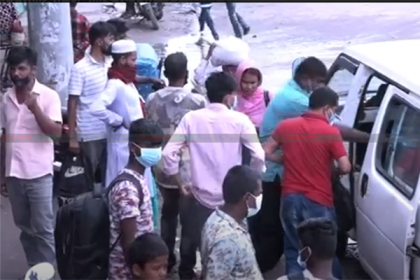 টাঙ্গাইল-বঙ্গবন্ধু সেতু মহাসড়কে চাপ বেড়েছে ঢাকাগামী মানুষের