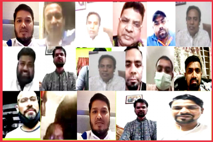 সিঙ্গাপুর আওয়ামী লীগ নেতৃবৃন্দের সাথে ঈদের শুভেচ্ছা বিনিময় সুজিত রায়ের