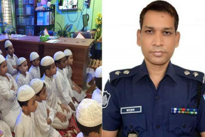 দরিদ্র ২ শতাধিক পরিবারের পাশে উপহার নিয়ে এসপি জায়েদুল আলম