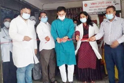 ঝিনাইদহের দুই স্বাস্থ্য কমপ্লেক্সে সেফটি বুথ স্থাপন