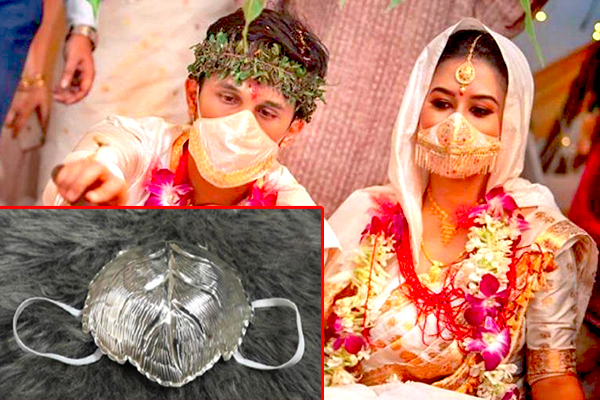 এবার বিয়ের গয়নার তালিকাতে রুপার মাস্ক!