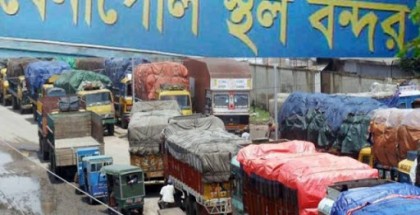সোনামসজিদ স্থলবন্দরে আমদানি-রপ্তানি শুরু