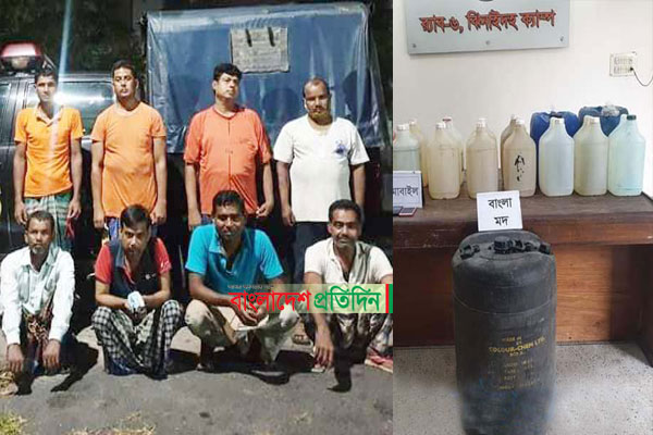 ঝিনাইদহে পৃথক অভিযানে ৩ মাদক ব্যবসায়ী ও ৮ জুয়াড়ি আটক