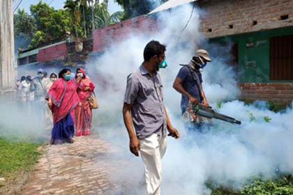 নাটোর পৌরসভায় মশক নিধন কার্যক্রম শুরু

