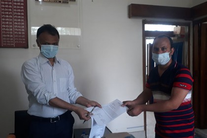 মাদারীপুরে পিসিআর ল্যাব স্থাপনের দাবিতে প্রধানমন্ত্রী বরাবর স্মারক লিপি