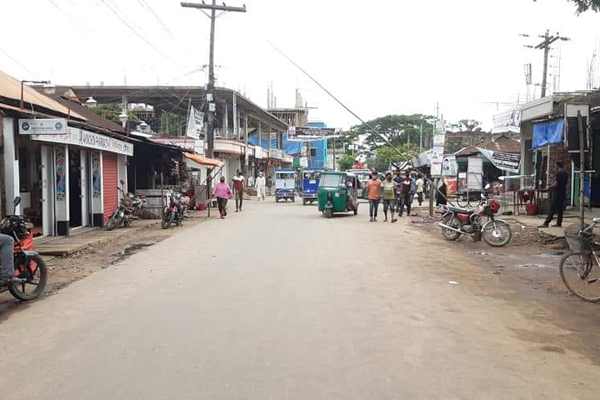 শ্রীমঙ্গলে কালিঘাট সড়কে 'রেড জোন' ঘোষণা

