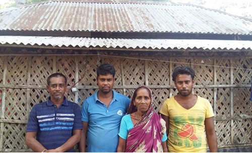 ইউএনওর হস্তক্ষেপে বসতভিটা ফিরে পেল অসহায় পরিবার