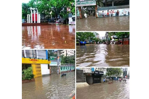ডিএনডিতে কোমর পানি, শহরে হাঁটু ছুঁই ছুঁই