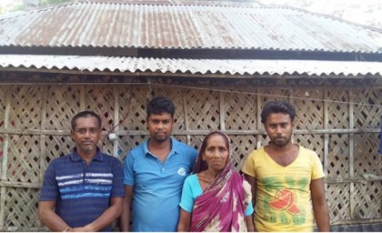 ইউএনওর হস্তক্ষেপে বসতভিটা ফিরে পেল অসহায় পরিবার