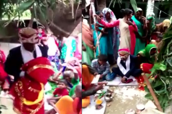 বাবার ইচ্ছায় যে কারণে কাঠের পুতুলের বউ বিয়ে করলেন যুবক!