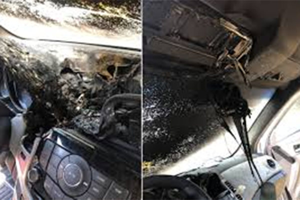 গাড়িতে অসতর্কভাবে হ্যান্ড স্যানিটাইজার রাখার ভয়াবহ ফলাফল
