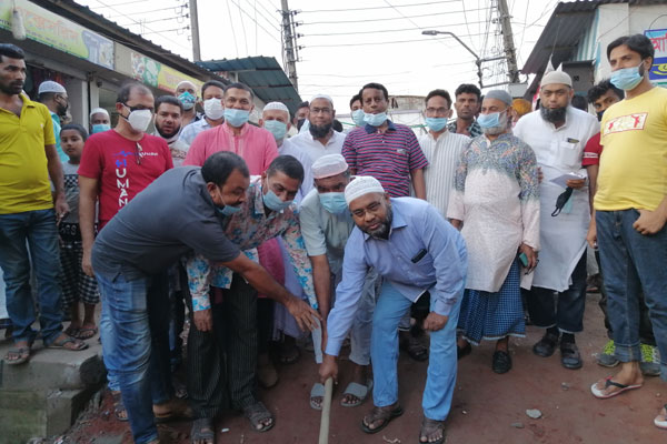 সিদ্ধিরগঞ্জে ৭ কোটি টাকা ব্যয়ে রাস্তা ও ড্রেনের উদ্বোধন