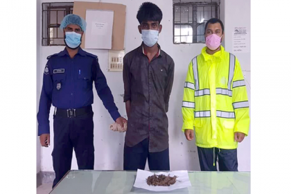 কুয়াকাটায় গাঁজাসহ যুবক আটক 

