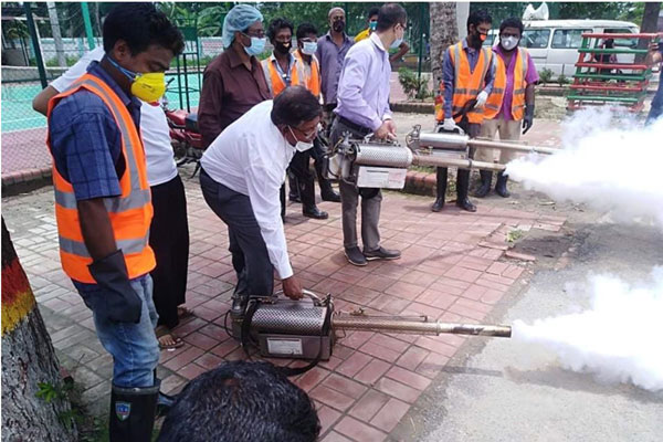 বরগুনা পৌরসভায় মশক নিধন অভিযান শুরু