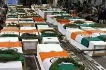 চীন সীমান্তে নিহত ভারতীয় সেনাদের নিয়ে ভাইরাল সেই ছবিটি ‘ভুয়া’