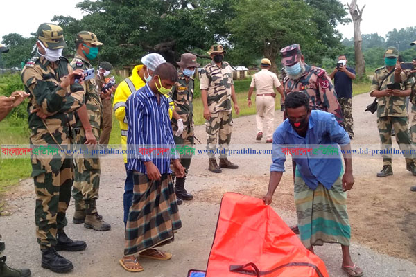 নিহত যুবকের মরদেহ ৩ দিন পর ফেরত দিল বিএসএফ