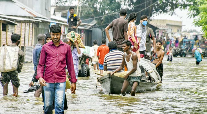 গাইবান্ধায় পানিবন্দি ১২ সহস্রাধিক মানুষ