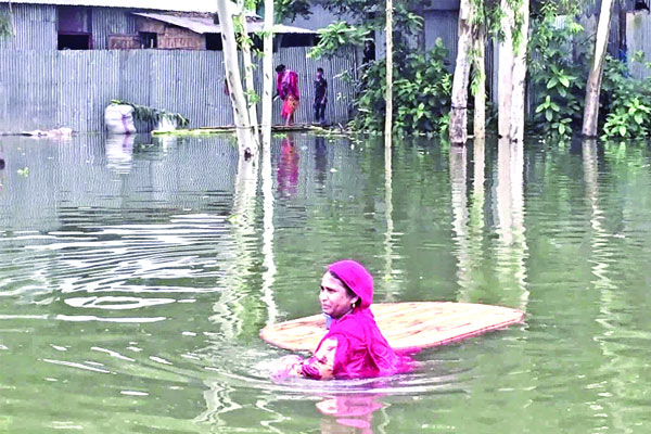পানিবন্দী কয়েক লাখ মানুষ