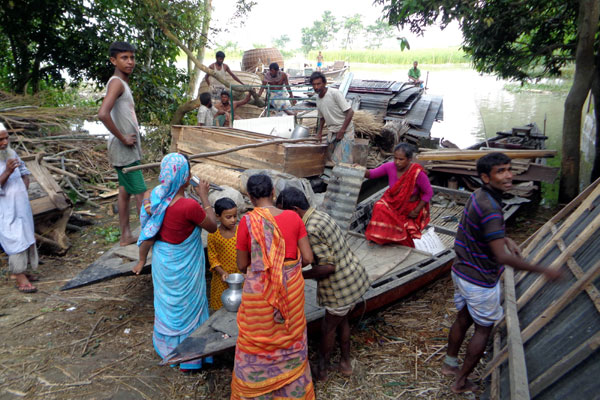 সোনাতলায় ১৭ হাজার মানুষ পানিবন্দি