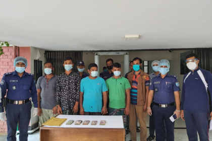 গাজীপুরে মালামাল উদ্ধারসহ গ্রেফতার ৪