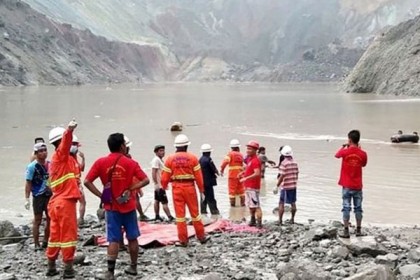 মিয়ানমারে পান্নার খনিতে ধস, শতাধিক মানুষের প্রাণহানি