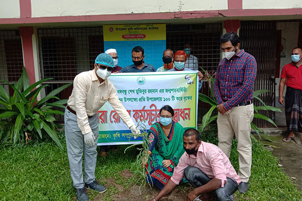 ভালুকায় মুজিববর্ষ উপলক্ষে বৃক্ষ রোপণ কর্মসূচি
