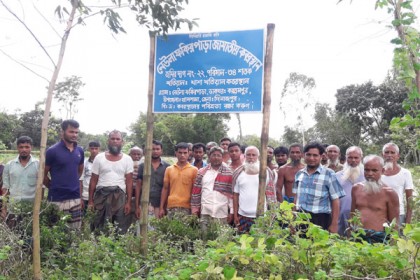 খানসামায় কবরস্থান দখল করে চাষাবাদের অভিযোগ