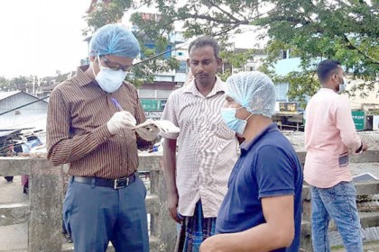 স্বাস্থ্যবিধি না মানায় বিশ্বনাথে ১৮ জনকে জরিমানা