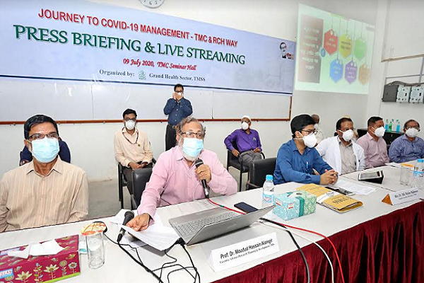 করোনা চিকিৎসায় নিরলস কাজ করে যাচ্ছে বগুড়া টিএমএসএস 