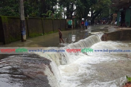 সুনামগঞ্জে ফের বন্যা