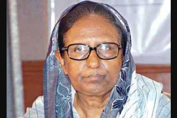 সাবেক স্বরাষ্ট্রমন্ত্রী সাহারা খাতুনের মরদেহ দেশে পৌঁছেছে