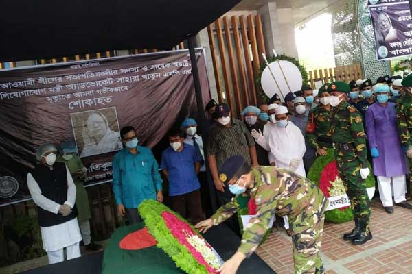 সাহারা খাতুনের দ্বিতীয় জানাজা অনুষ্ঠিত