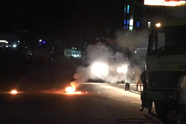 সিলেটে শ্রমিক নেতা খুন, প্রতিবাদে দফায় দফায় সড়ক অবরোধ