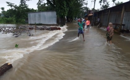 সুনামগঞ্জে বন্যা পরিস্থিতির অবনতি