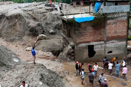 নেপালে ভয়াবহ ভূমিধস, শিশুসহ ২২ জনের মৃত্যু