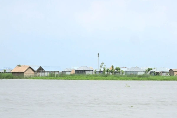 কুড়িগ্রামে দ্বিতীয় দফা বন্যা পরিস্থিতি সৃষ্টি 
