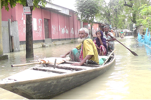 ধরলা নদীর পানি বিপৎসীমার ৯৪ সেন্টিমিটার উপরে