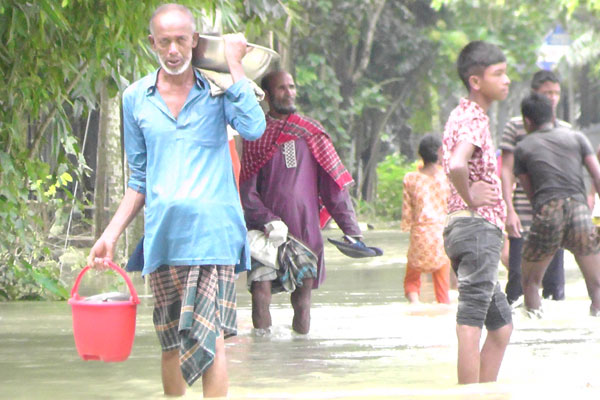 কুড়িগ্রামে বন্যা পরিস্থিতির আরও অবনতি