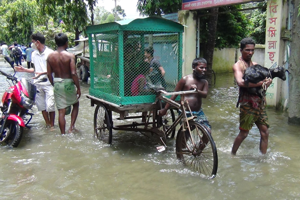 জামালপুরে ৬ লাখ মানুষ পানিবন্দী