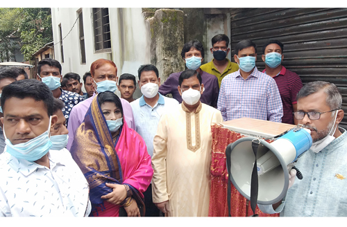 ধামরাই পৌরসভার ৭টি সড়কের উন্নয়নমূলক কাজের উদ্বোধন