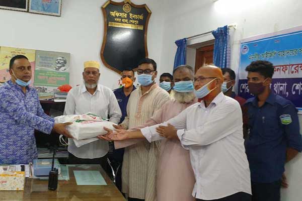 পুলিশ কনস্টেবলের অবসরে কাঁদলো শেরপুর থানা
