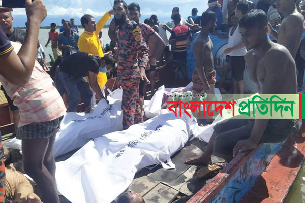 নেত্রকোনায় ট্রলার ডুবিতে নিখোঁজ হওয়া ১৭ জনের লাশ উদ্ধার