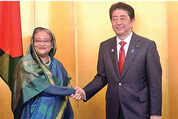শেখ হাসিনাকে জাপানের প্রধানমন্ত্রীর ফোন, ৩২৯ মিলিয়ন ডলার সহায়তা