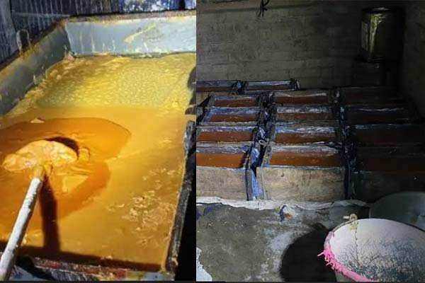 আখ-খেজুরের রস ছাড়াই মণের পর মণ গুড় তৈরি!‍