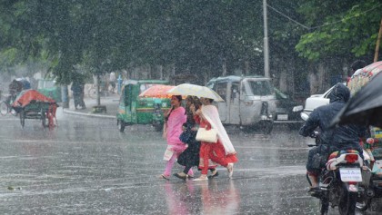 দেশের ১২ অঞ্চলে ঝড়বৃষ্টির পূর্বাভাস